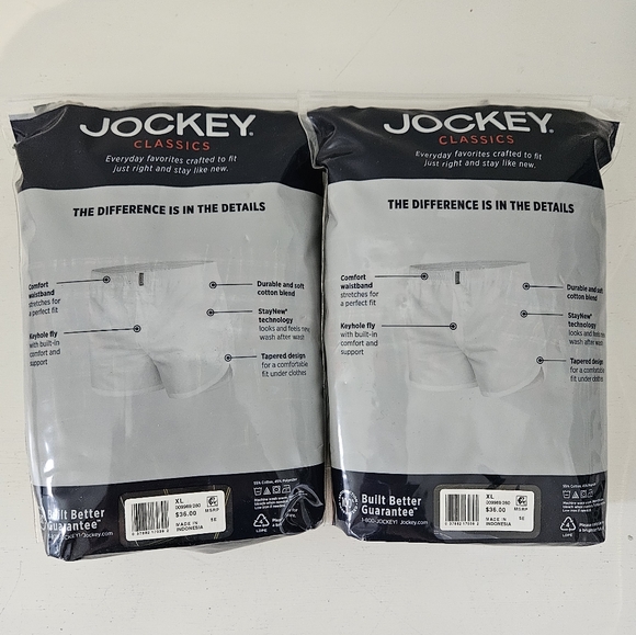 Jockey Mens Tapered Woven Boxers - Picture 3 of 3